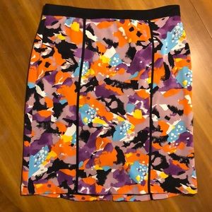 Kahlua Print Pencil Skirt